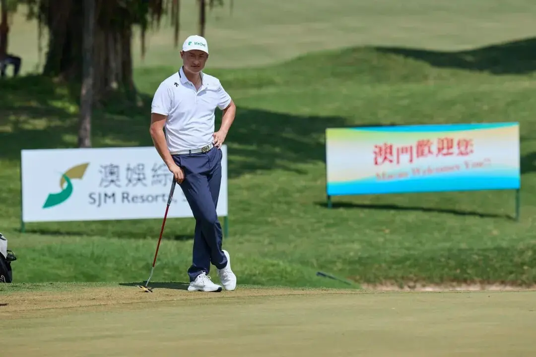在澳门高尔, 公开赛, 继续炎热的 在澳门高尔, 公开赛, 继续炎热的